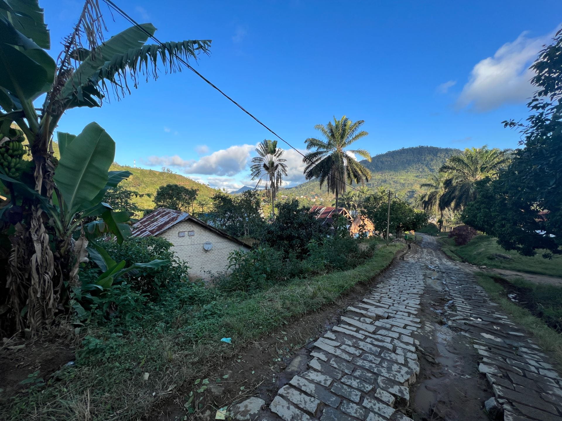 stone road in Madagascar